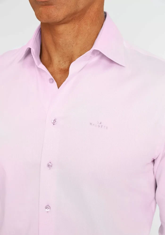 Camisa de vestir rosa para traje (Albini)