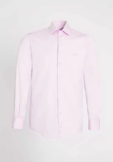 Camisa de vestir rosa para traje (Albini)