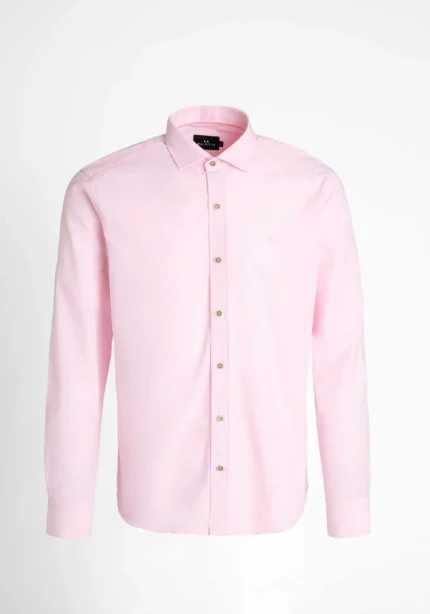 Camisa lino rosa