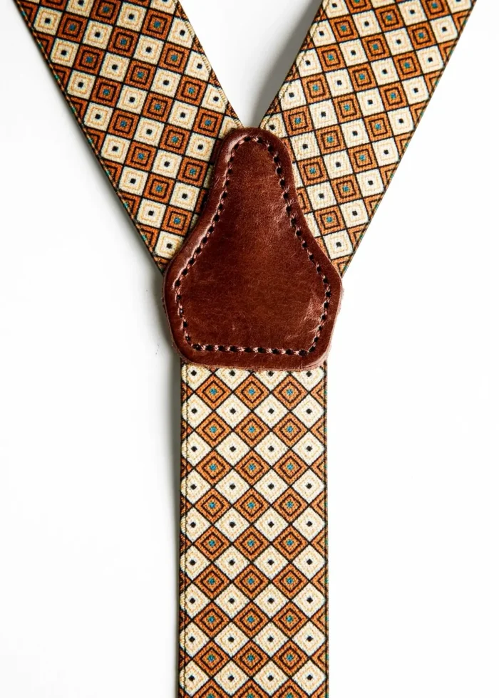 Tirante elástico estampado tonos camel - Imagen 2