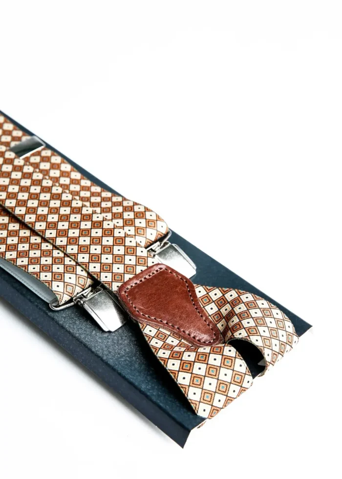Tirante elástico estampado tonos camel - Imagen 3