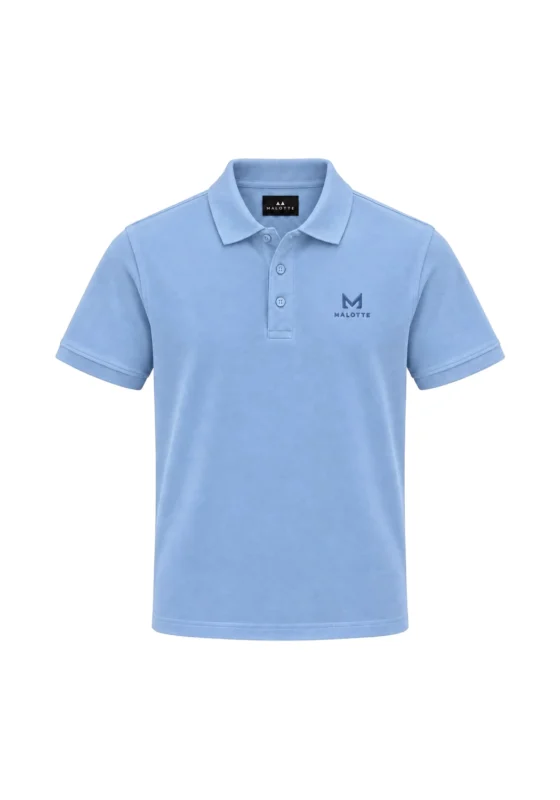 Polo azul claro